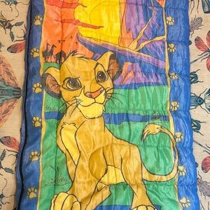 Vintage Lion King Sleeping Bag